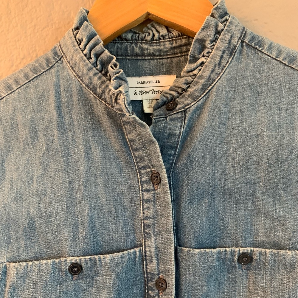 Denim blouse from & Other Stories